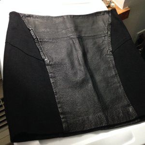 Super Cute Flattering Fit BB Dakota Faux Leather Skirt, Small